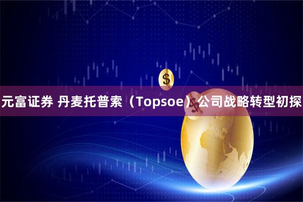 元富证券 丹麦托普索（Topsoe）公司战略转型初探